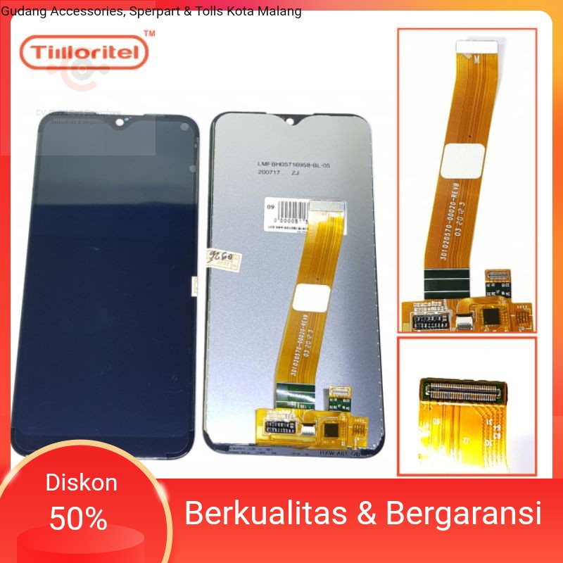 SPAREPART HP LCD TOUCHSCREEN SAMSUNG A01 ORI ( CONEKTOR BIG )