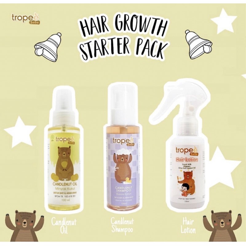 Tropee Hair Lotion Rambut Original / Winter Sky / Baby Shark Honeydew / Tuttifruity