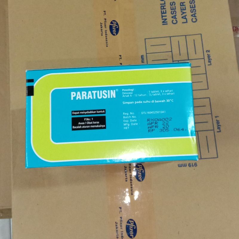 paratusin box 200 tablet