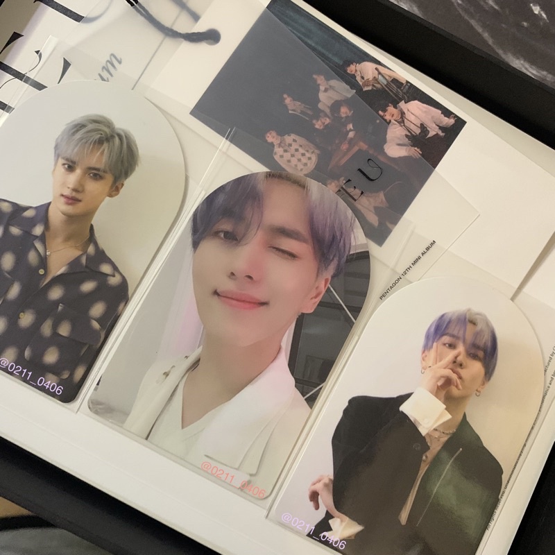photocard pc pentagon ptg kino hyunggu yanan we:th weth album