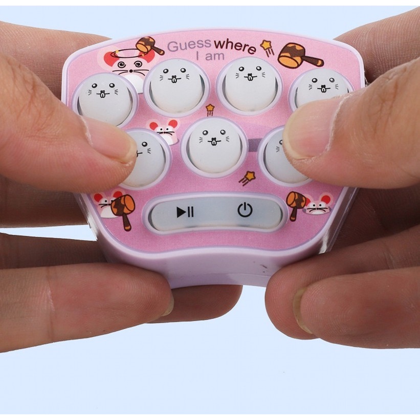 [1Piece Portable Children Creative Puzzle Hit Gopher Game ][ Mini Memory Training Machine][Children' s Birthday Gift]