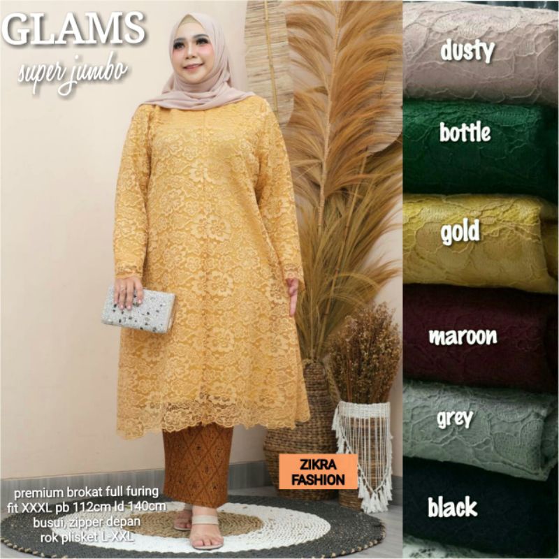 Glams SUPER JUMBO BUSUI | Ld 140-145cm | BROKAT JUMBO