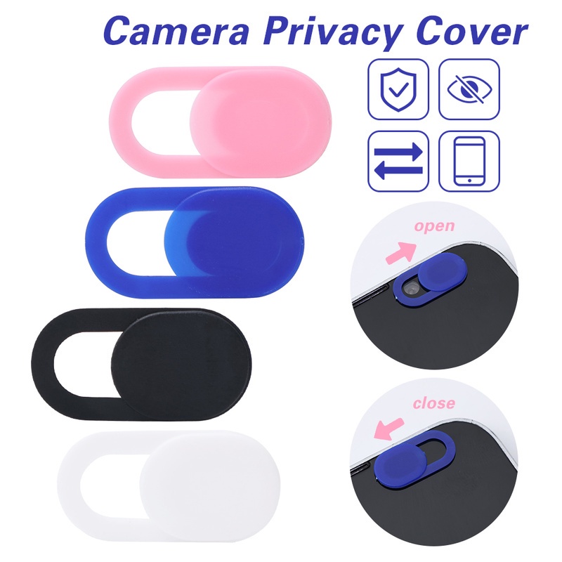 3 Pcs Stiker Cover Penutup Kamera Webcam Universal Anti Spy Untuk iPad Macbook