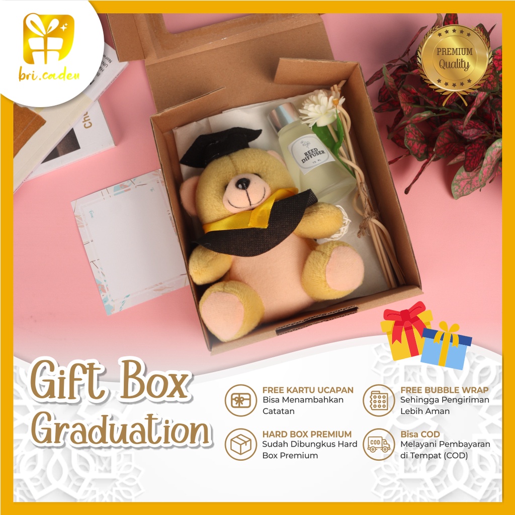 Kado Wisuda Cewek Hadiah Graduation Kelulusan Sidang Skripsi Semprol Gift Box Bouquet Hampers Unik C