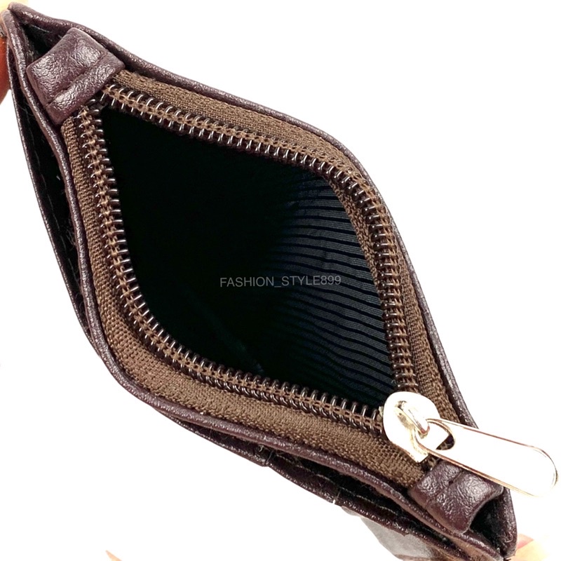 Dompet Kartu Wallet Card Holder Kulit Import model resleting