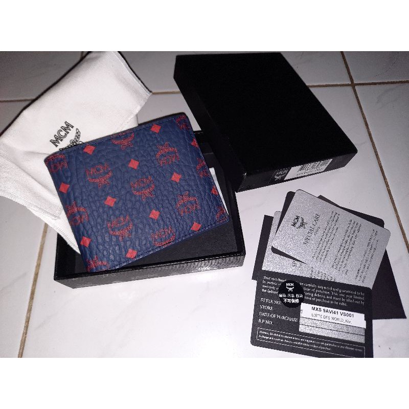 MCM Wallet dompet pria authetic original