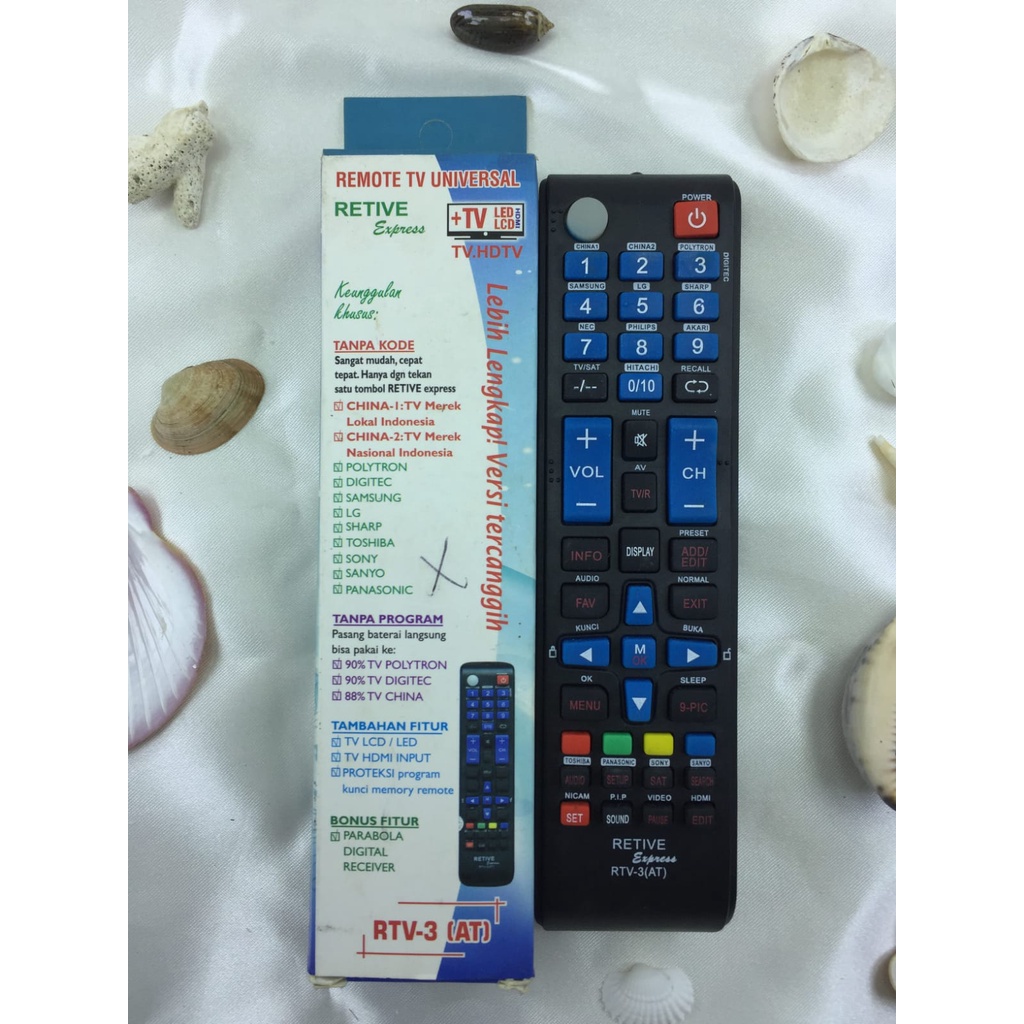 Remot / REMOTE MULTI TV TABUNG/LCD/LED/PARABOLA-TV 8 -ECERAN Dan GROSIR