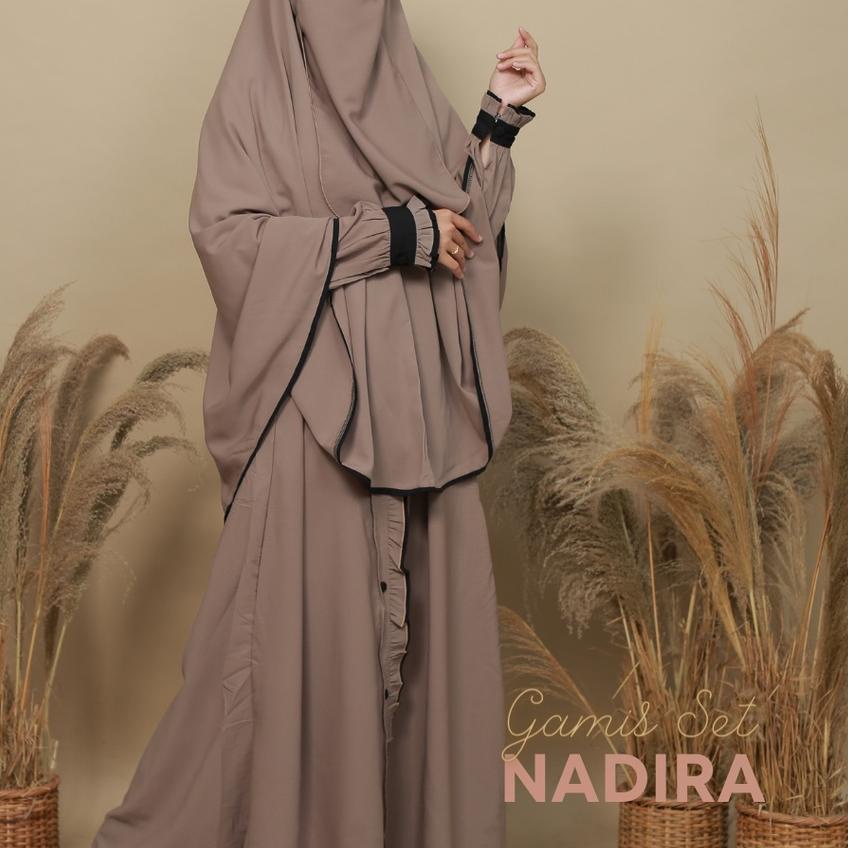 READY ✅Gamis sunnah gamis set cadar nadira set syari|RA9