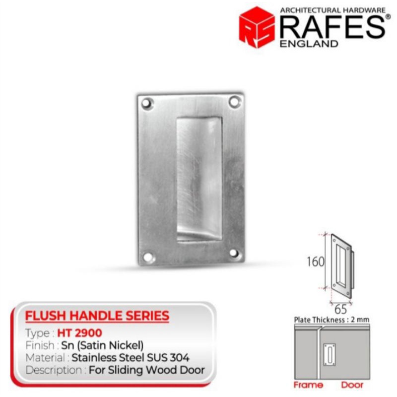 Handle tanam Rafes stainless steel HT 2900