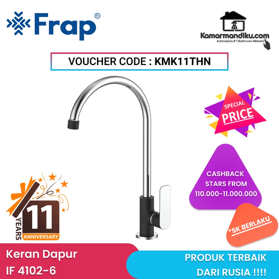 Frap IF 4102-6 Keran dapur kitchen sink harga promo anniversary