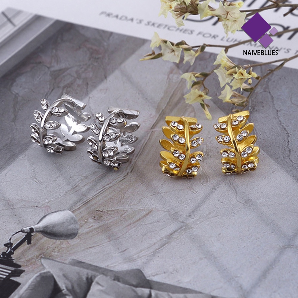 Anting Tindik Model Menjuntai Bahan Cubic Zirconia Untuk Wanita