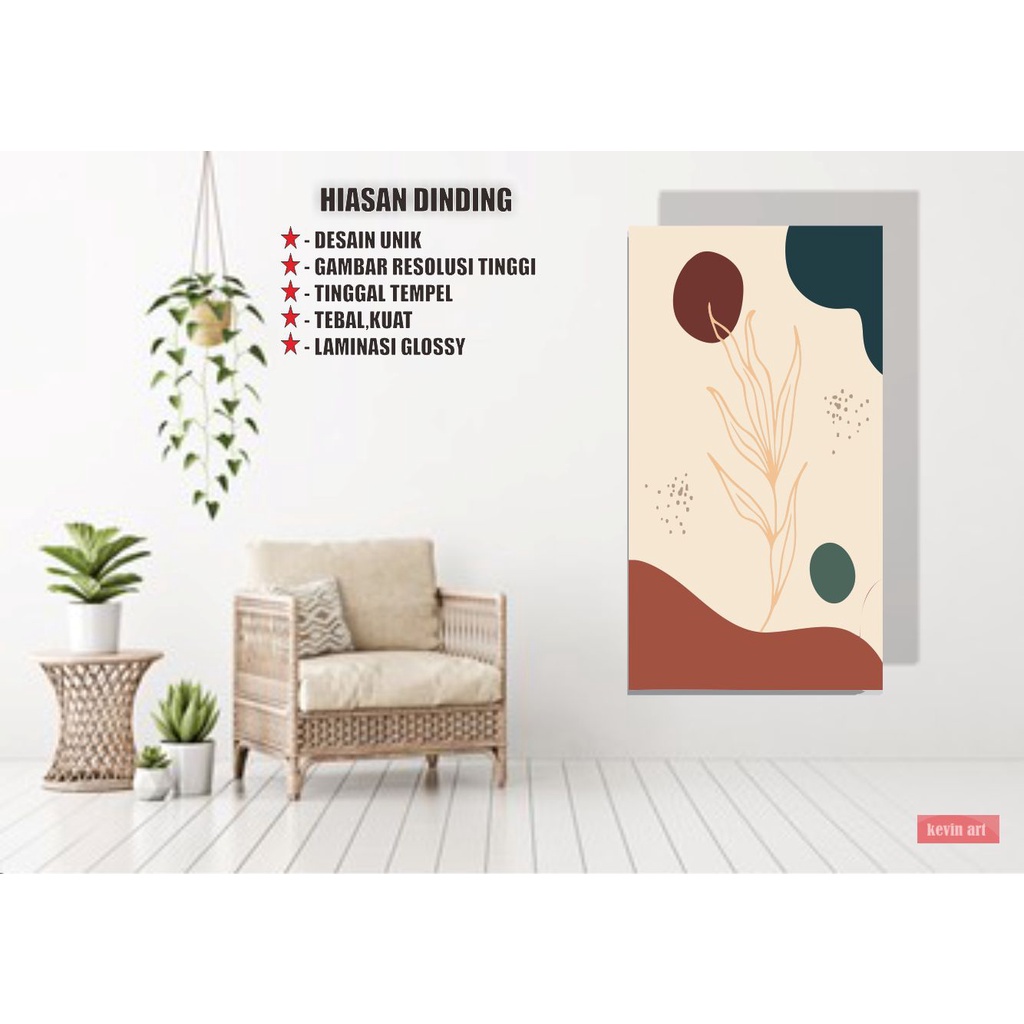 Hiasan dinding pajangan rumah aesthetic dekorasi kamar tropical nordic 1 set murah