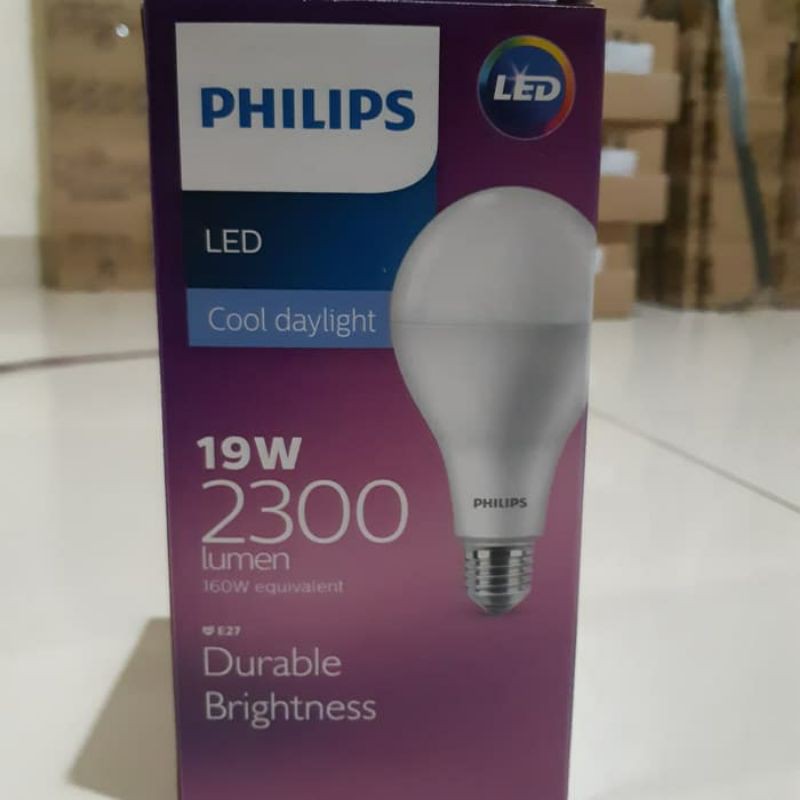 Lampu Bohlam LED Philips 19W E27 Putih