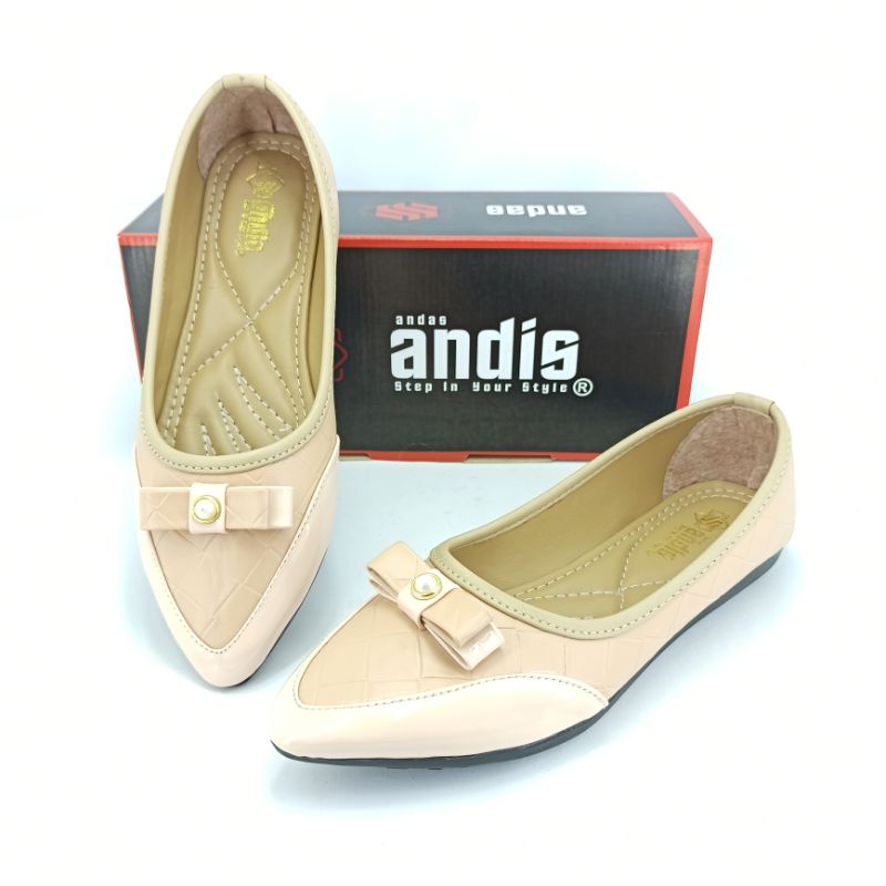 Sepatu Flatshoes Wanita Ballerina Andis YS02