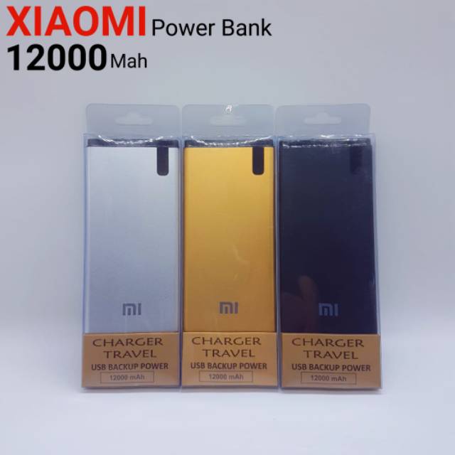 Powerbank Xiaomi Slim 12000 Mah - Powerbank Brand