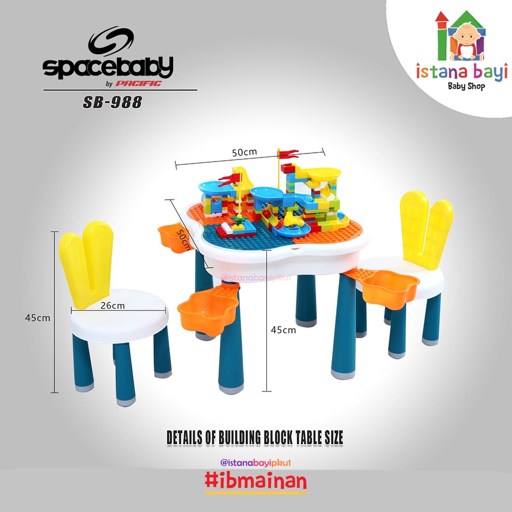 Space Baby Multifungtional Table 6in 1 - Mainan anak murah