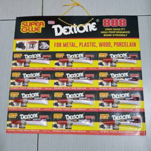 

LEM DEXTONE 808 SUPER GLUE SERBA GUNA LEM KOREA JEPANG 3 GR