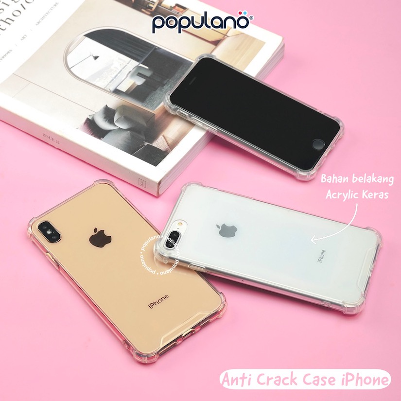 Anti Crack Acrylic Casing Anti Knock Akrilik Case Anti Banting Anticrack Case iPhone Premium