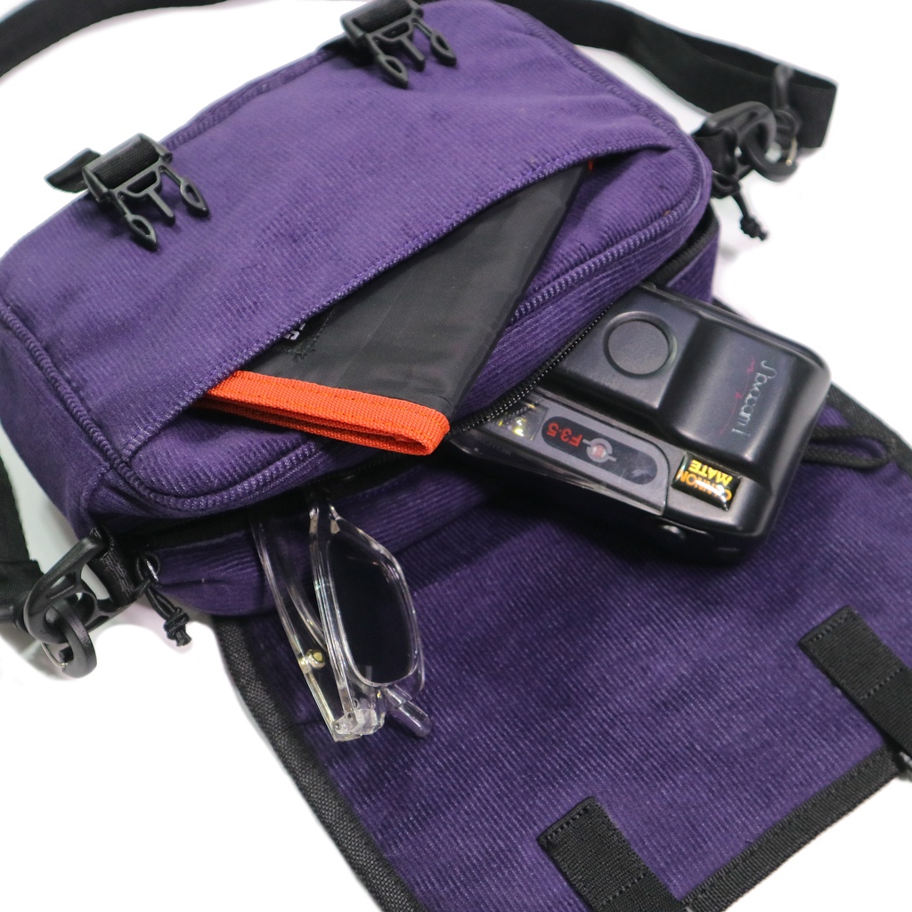 YESZY.MFG Sling Bag Corduroy Utility Purple