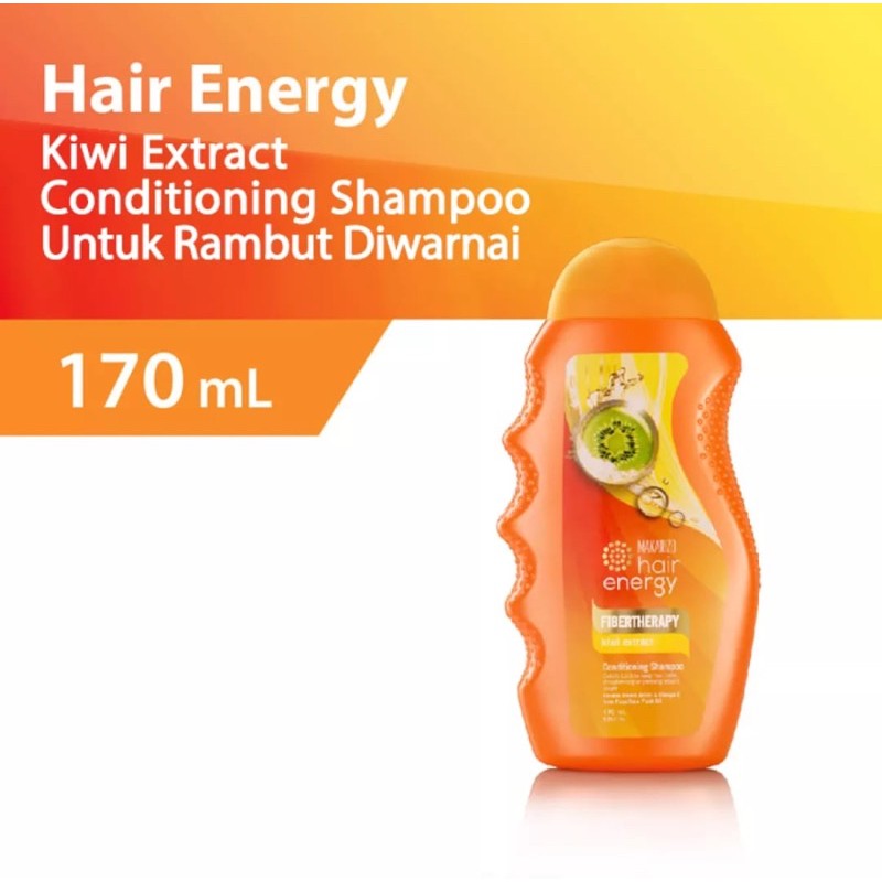 Makarizo Hair Energy Fibertherapy Conditioning Shampo Kiwi  170ml