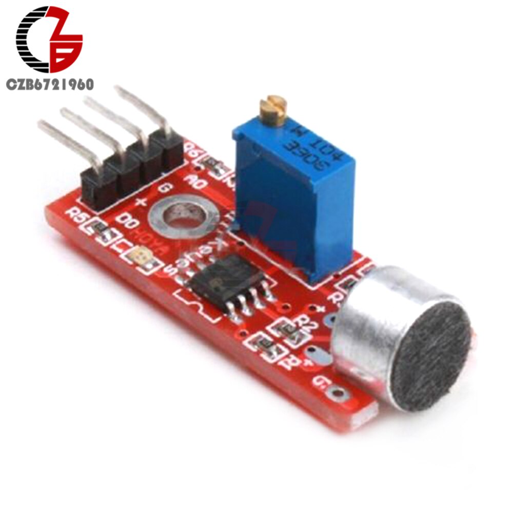 Microphone Sensor AVR PIC High Sensitivity Sound Detection Module For Arduino 
