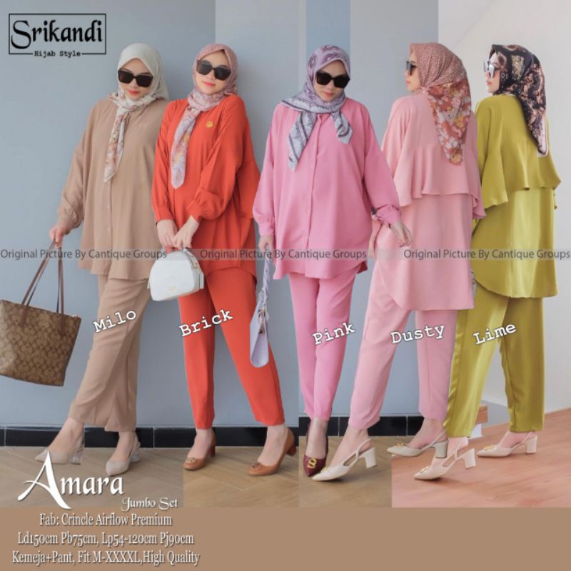 AMARA JUMBO SET BY SRIKANDI||CRINCLE AIRFLOW PREMIUM LD 150 PB 75 LP 54-120 PJ 90