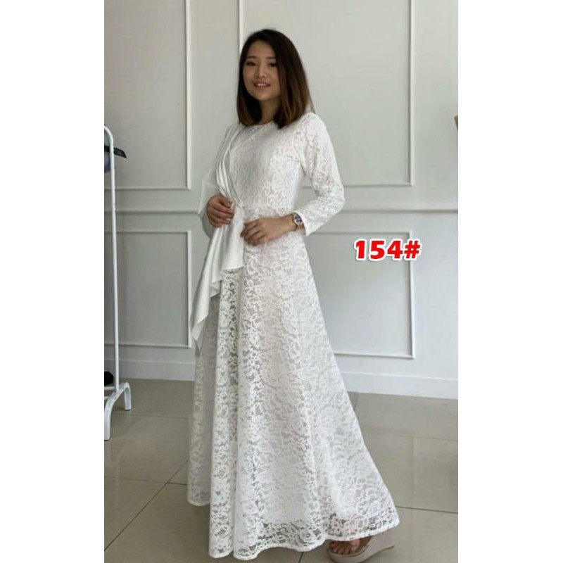 154#Fashion Gamis/Gamis Wanita/Baju Muslim