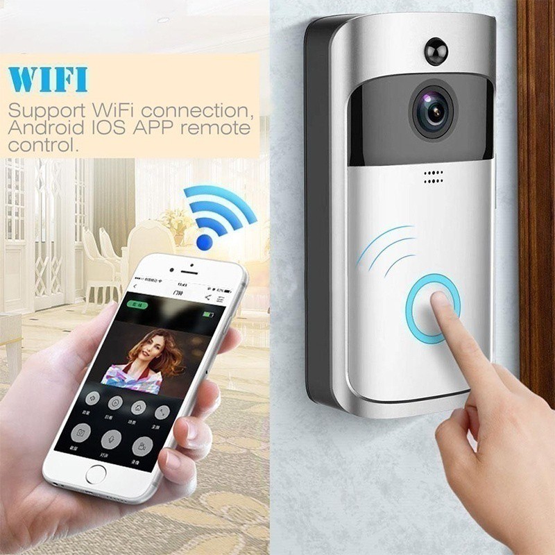 Wireless Wifi Security Doorbell Video Phone Door Visual Recording