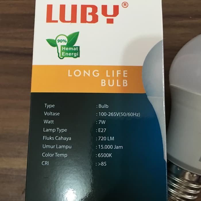 Lampu Lampu LED Luby 7W 7Watt 720LM Long Life Bulb