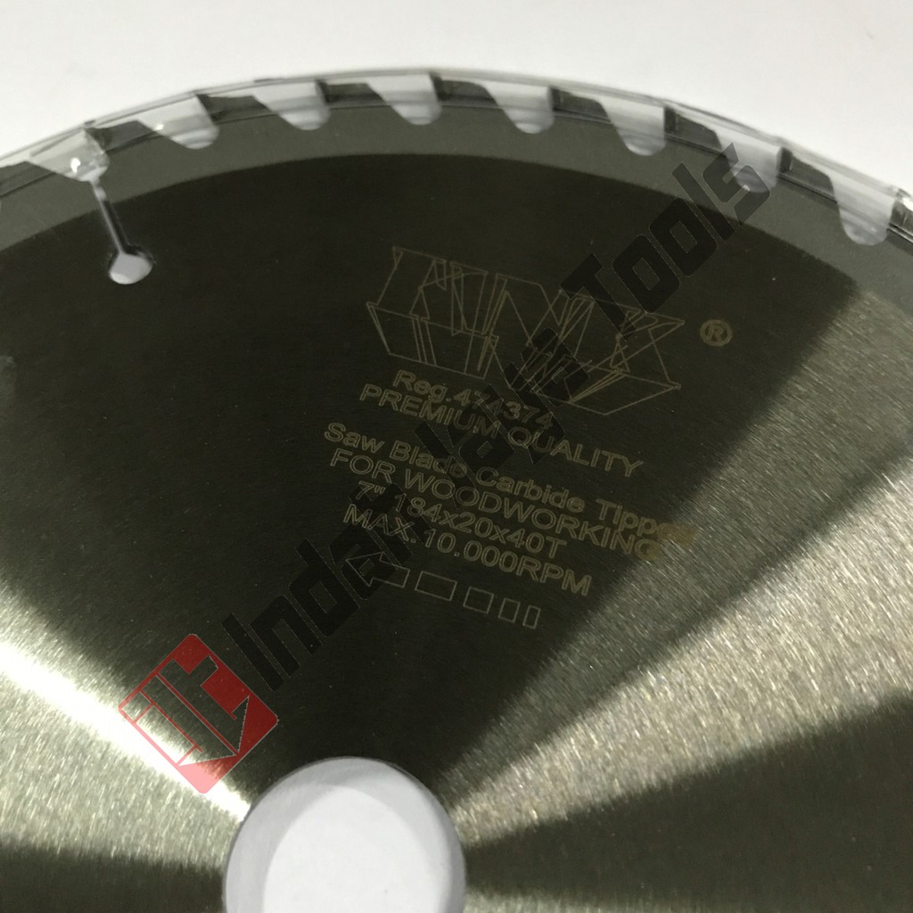 Mata Circle KNK 7&quot; X 40T Thin Blade / Circular Saw Blade / Potong Kayu