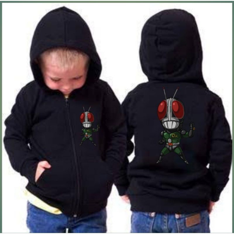 sweater zeeper anak satria baja hitam RX
