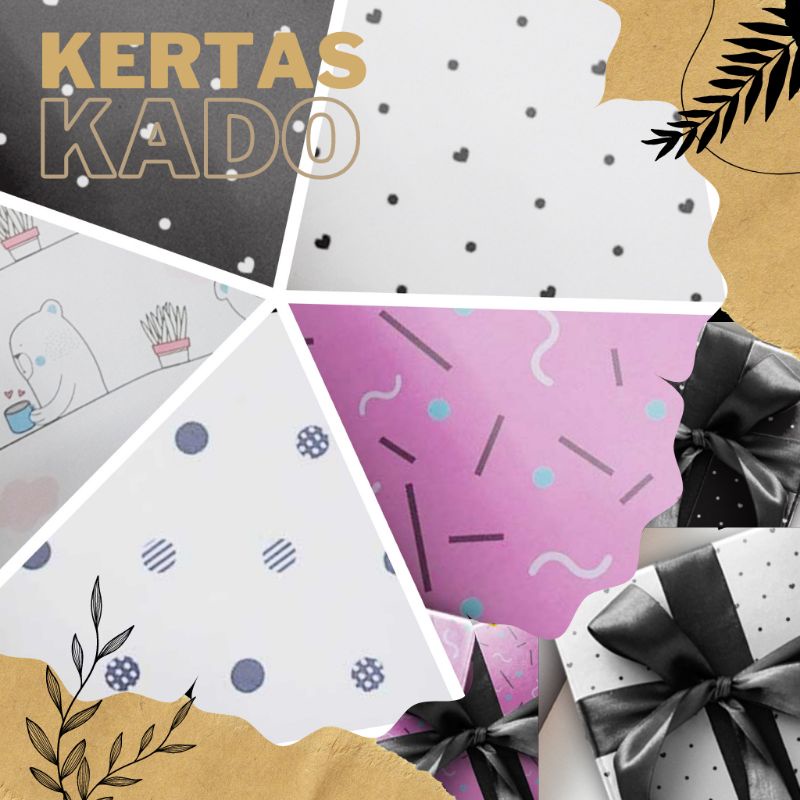 Kertas Kado dengan pita
