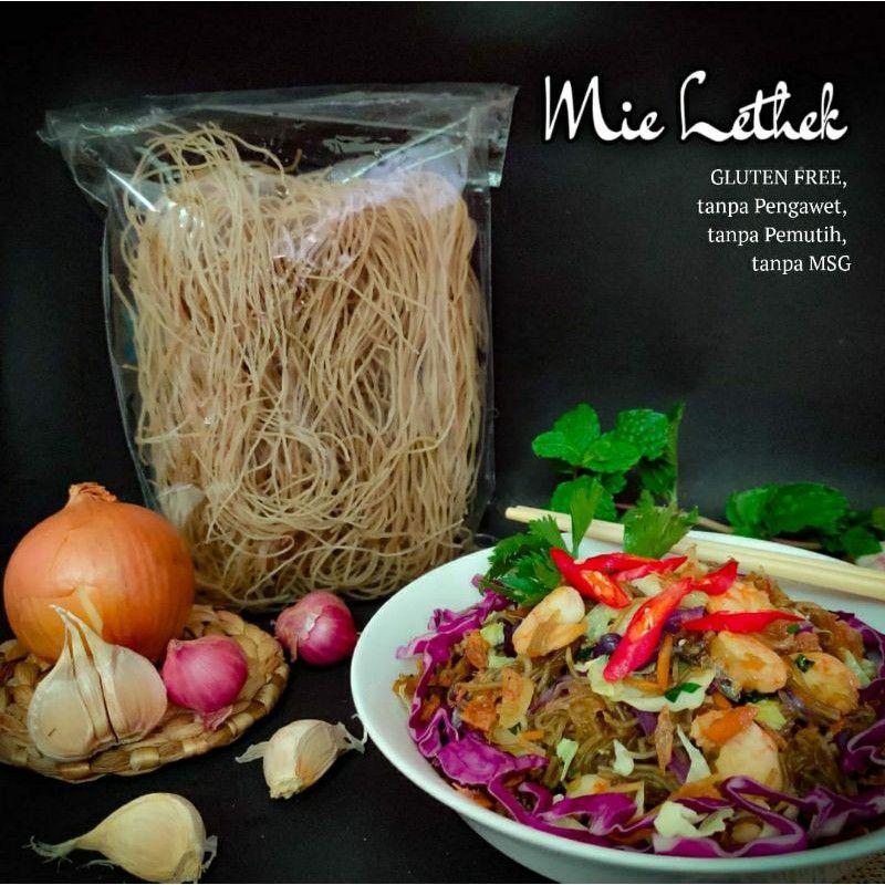 

200gr Mie Lethek/Bakmi Bendo/Mie Gluten Free