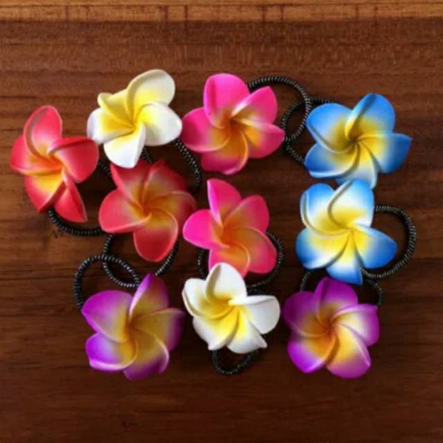 Karet Rambut Bunga Bali