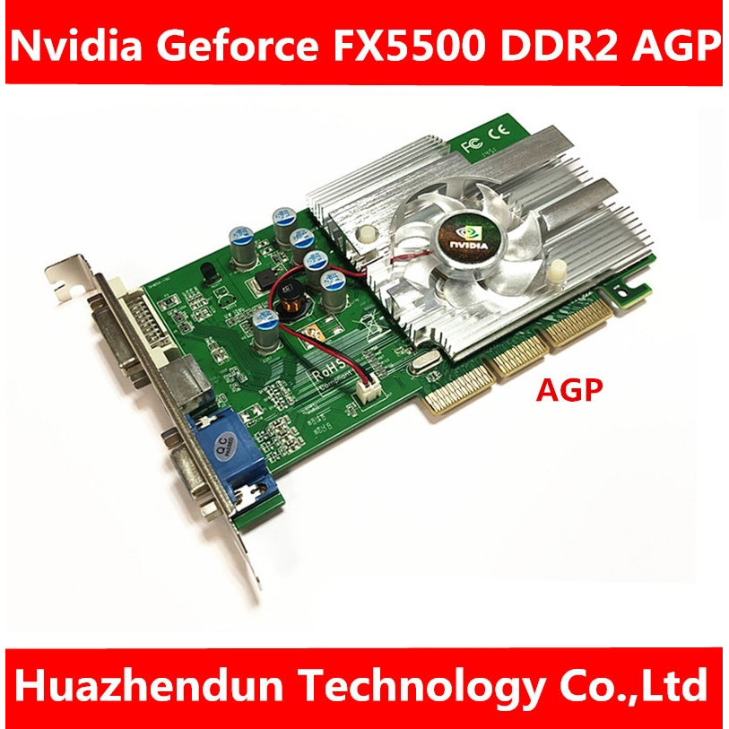 PREORDER Original brand new video card GeForce FX5500 256MB DDR AGP 4X 8X VGA DVI graphics