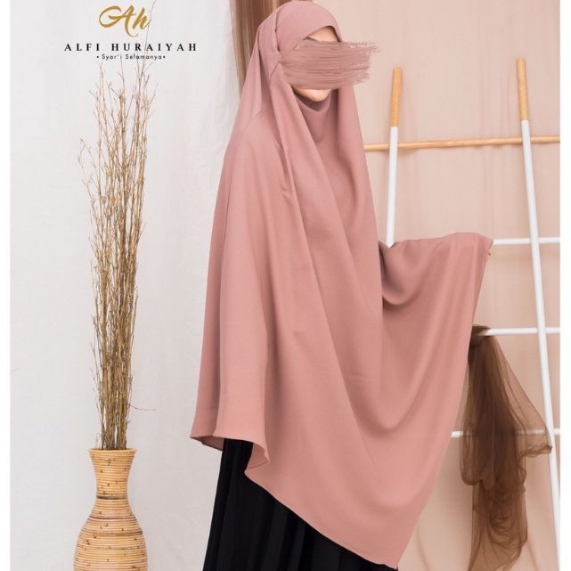 FRENCH KHIMAR AL JAZEERA (MOCCA) by ALFI HURAIYAH