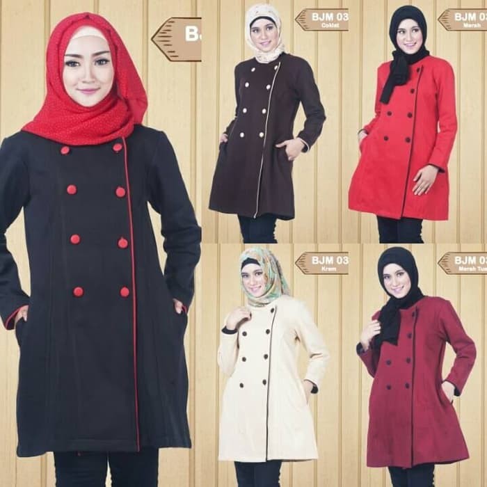 JAKET WANITA/JAKET MUSLIMAH/BELIEVE BJM 03