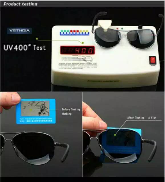 VEITHDIA KACAMATA AOUTDOOR ANTI UV POLARIZED WANITA PRIA