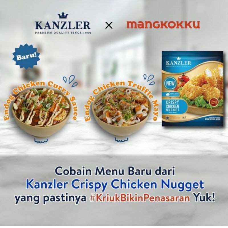 

kanzler crispy chicken nugget 450grm