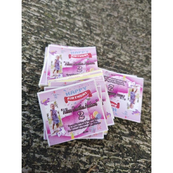 

Stiker Miror Cocok Label Produk Apapun Ukuran 7x10cm