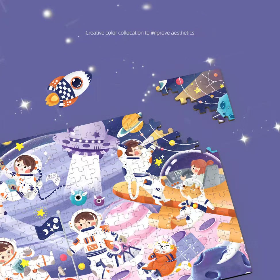 PUZZLE ANAK / PUZZLE 208 PCS / PUZZLE ASTRONOT / JIGSAW ANAK / JIGSAW KAYU / PUZZLE MUDAH PASANG