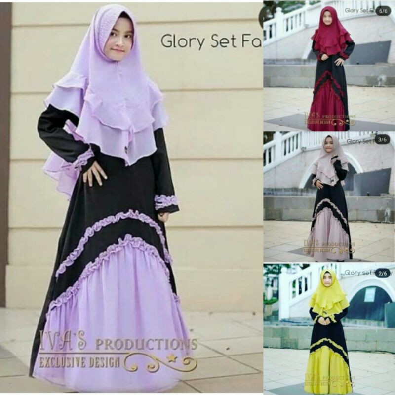 uzi_olshop/gamis glory syari/gamis bagus harga murah kulitas okey