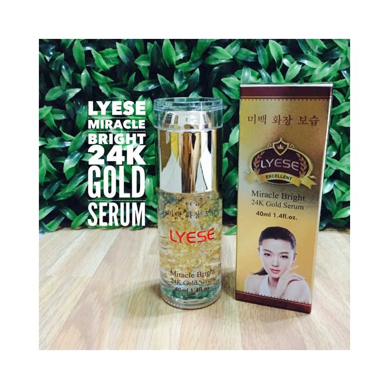 SERUM LYESE GOLD 24k / MIRACLE BRIGHT GOLD