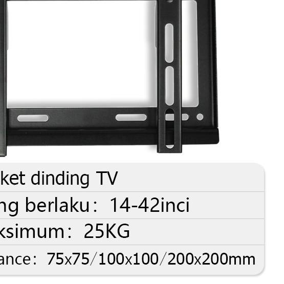 ♖ Bracket TV Dudukan LCD LED TV Yang Dapat Disesuaikan[14 inch-42 inch] ℮