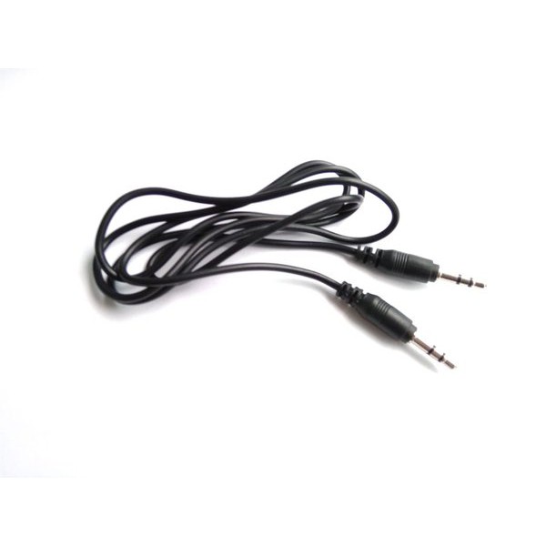 [AUX BLACK] Kabel Aux Audio Cable 3.5mm Male to Male / Colokan Kabel Aux to HP / Colokan Kabel HP ke