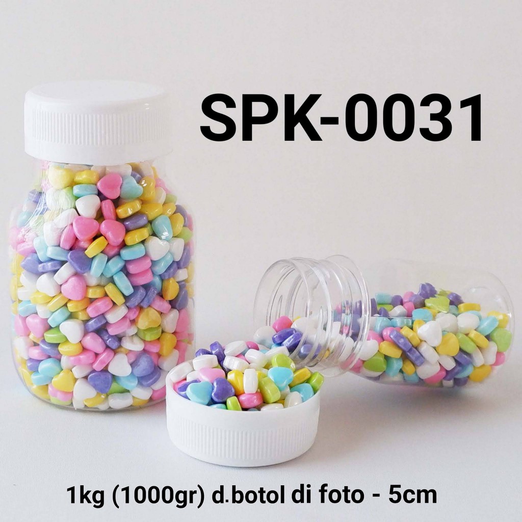 

SPK-0031 Sprinkles sprinkle sprinkel 1kg 1 kg kilo hati warna warni yamama baking grosir murah sprinkles cake dekorasi mutiara trimit decoration story sprinklestory sprinklesstory sprinkle story yamama baking