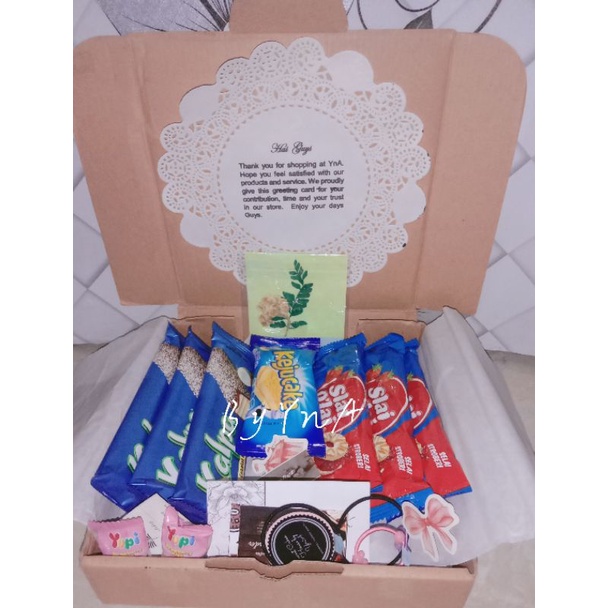 

hampers snack/giftbox snack/kalpa/slaiolay/kejucake