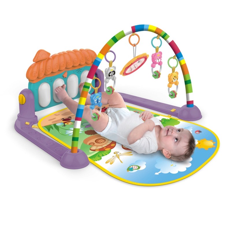 INDOMINI Playmate Piano bayi / Playgym Piano Musical / PlayGym / Play Gym baby / Kasur Bayi T005 - T012