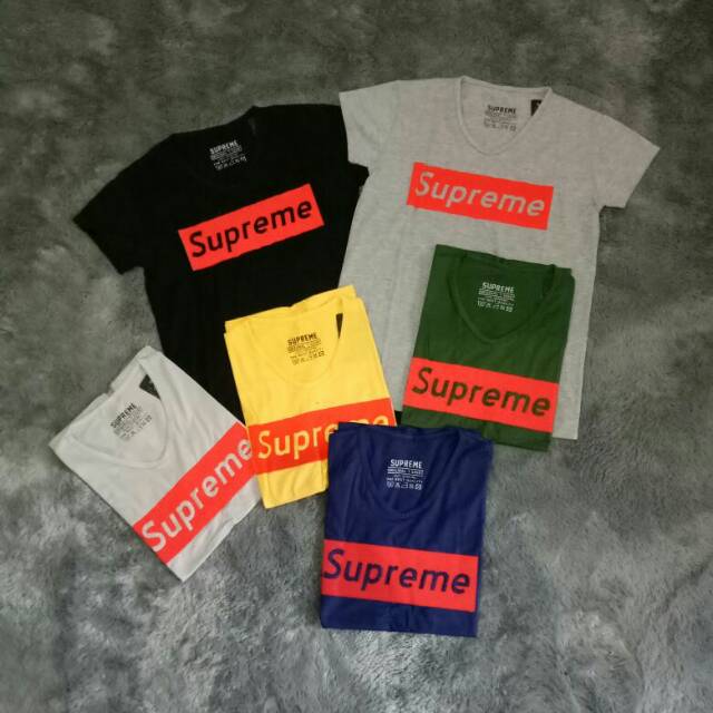 Kaos tshirt supreme