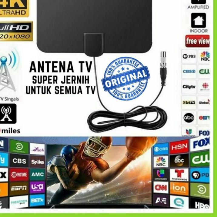 ➸ Antena TV Digital DVB-T2 4K High Gain 25dB TFL-D139 ORIGINAL Taffware ☎